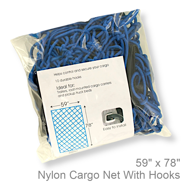 Nylon Cargo Net With Hooks | Auto