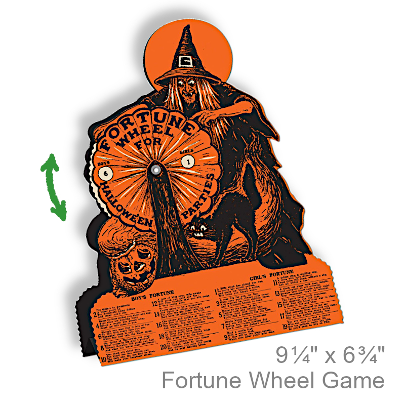Old-Fashioned Witch Fortune Wheel Game | Party Games
