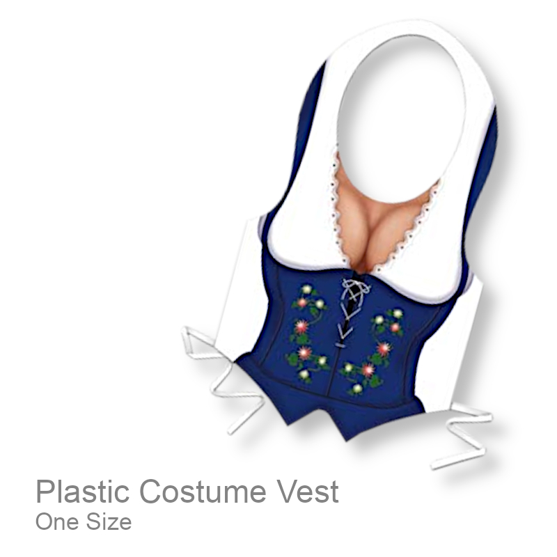 Womens Funny Oktoberfest Costume Vest | Party Supplies