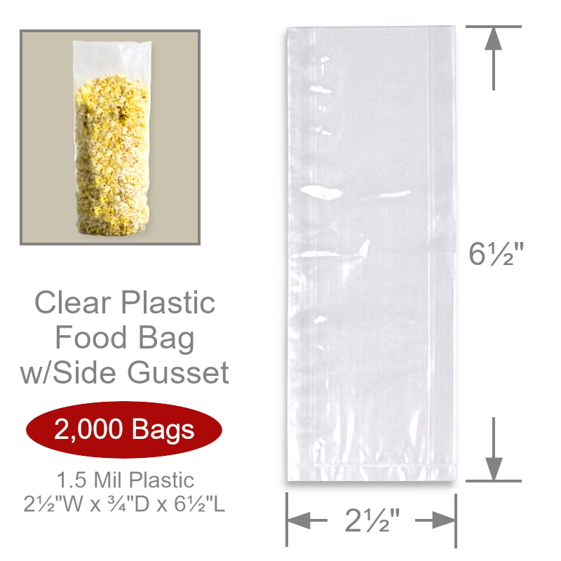 Clear Crunchy Plastic Food Bag | Food Packaging