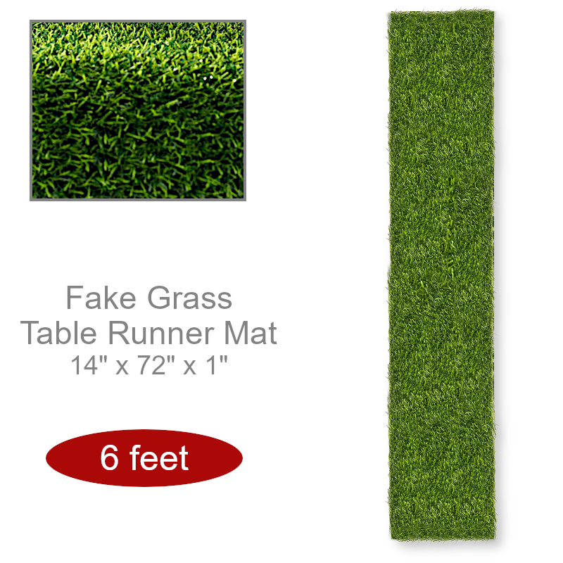 Fake Grass Tablecloth Runner | Party Supplies