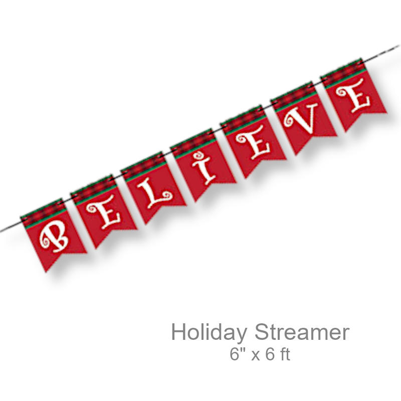 Believe String Banner Streamer | Party Decorations