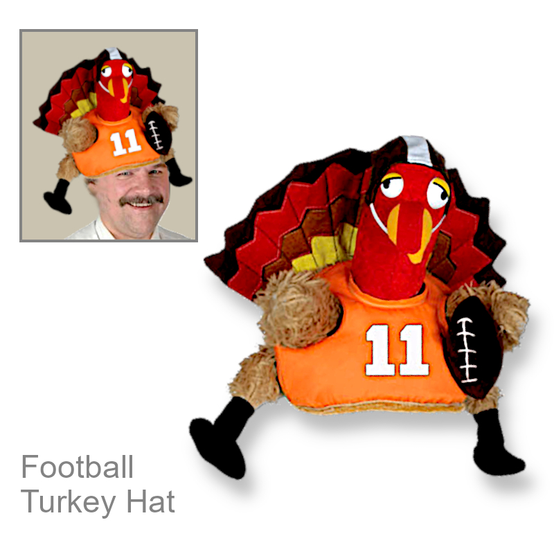 Funny Football Turkey Hat | Funny Party Hats