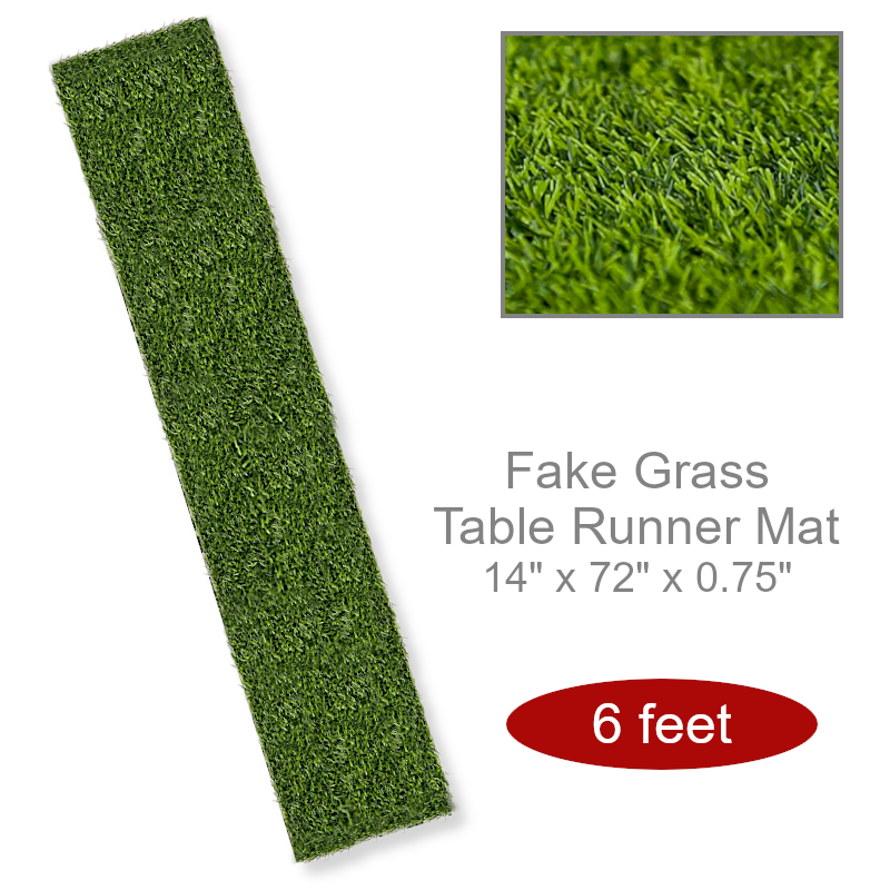 Fake Grass Tablecloth Runner | Party Supplies