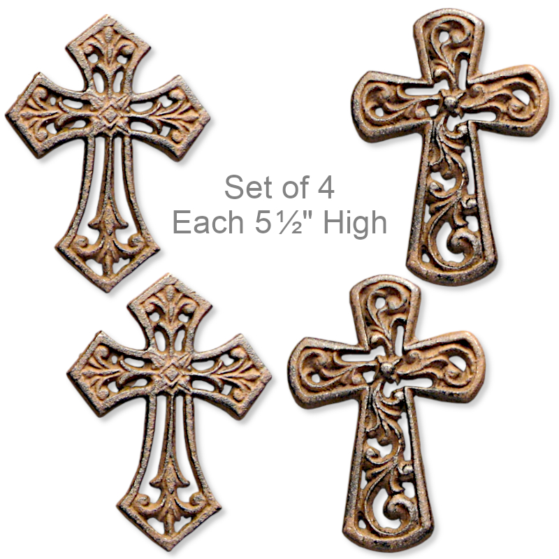 Cast Iron Crosses | Inspirational Wall Decor