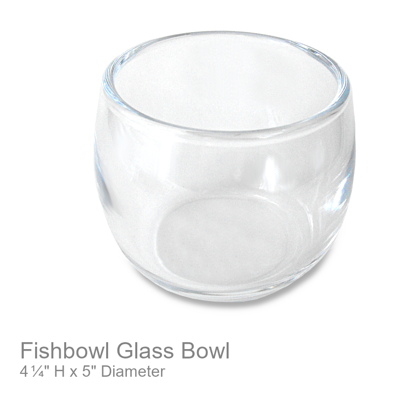 Fishbowl Round Glass Bowl | Office Candy Bowl