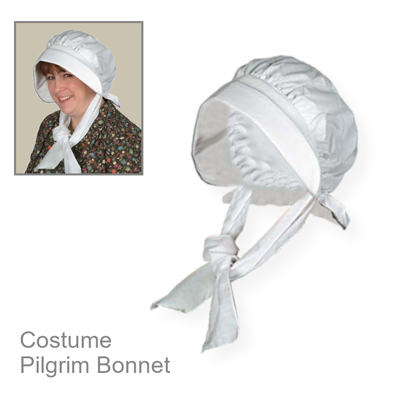 Womens Pilgrim Bonnet | Funny Party Hats
