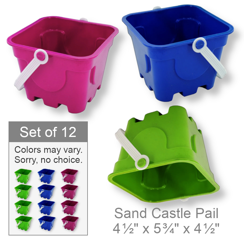 Wholesale Plastic Beach Sand Castle Pail | Toys