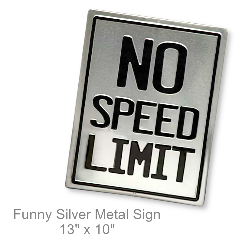 Funny Garage Sign Speed | Funny Wall Signs