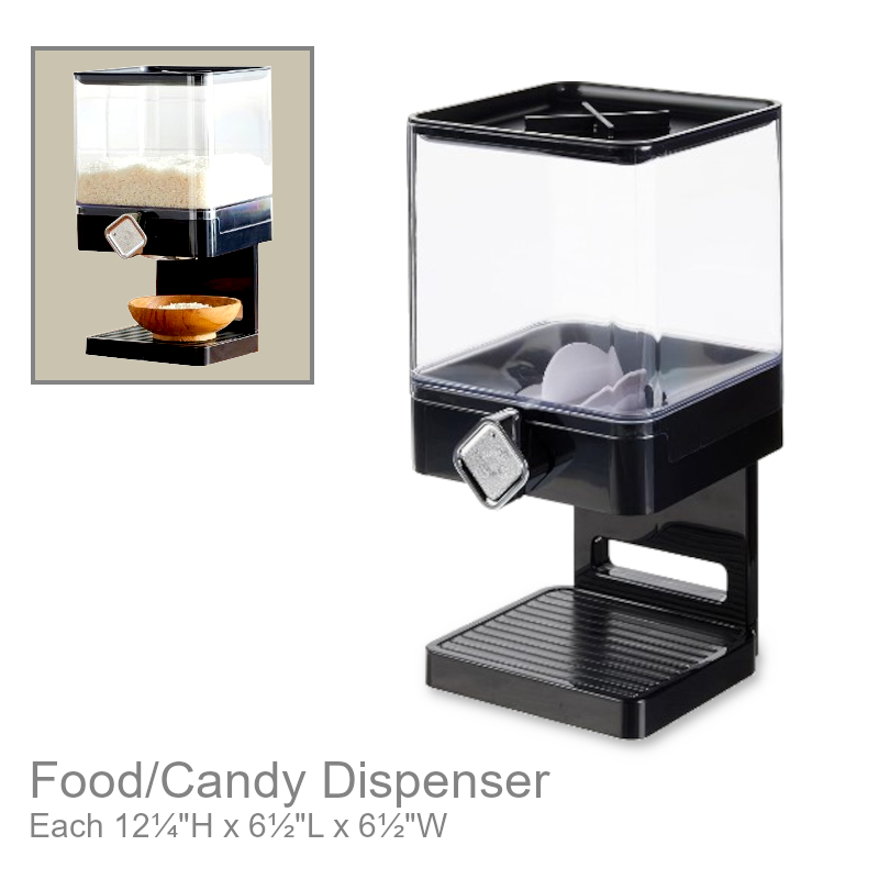 Plastic Food Candy Dispenser | Food & Candy Dispensers