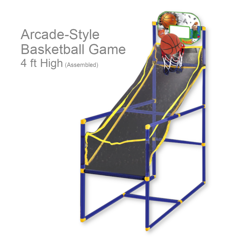 4 Ft Arcade-Style Basketball Hoop Game | Party Games