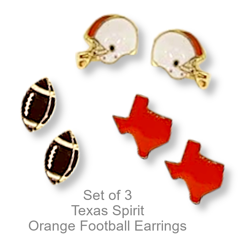 Texas Football Earrings | Team Spirit Jewelry