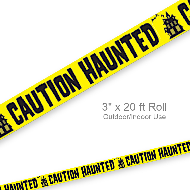 Caution Haunted House Party Tape | Party Decorations