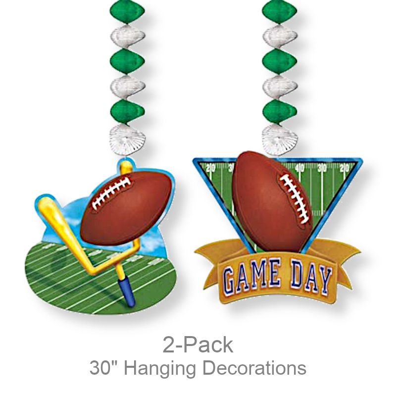 Hanging Football Themed Decorations | Party Supplies