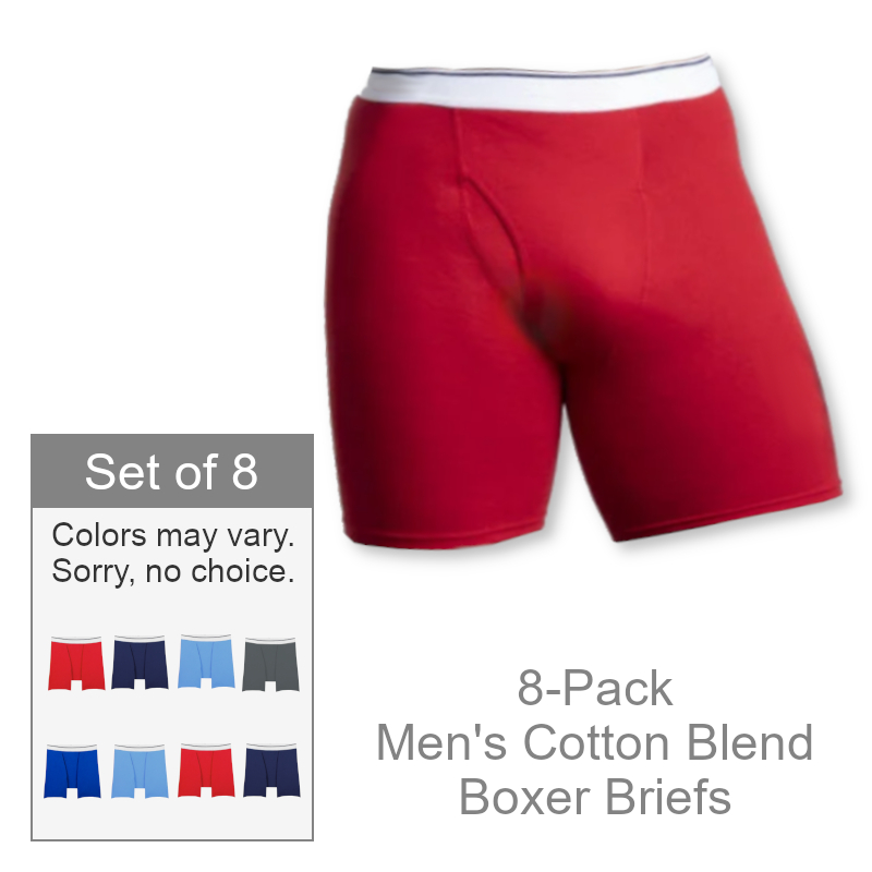 Men's Cotton Blend Boxer Briefs | Mens Underwear