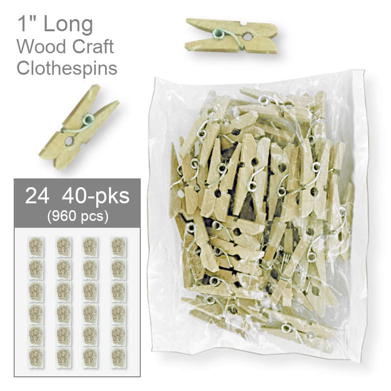 Wholesale Small Clothespins | Craft Supplies