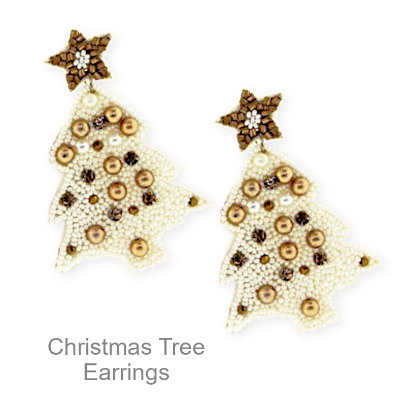 Christmas Tree Earrings | Christmas