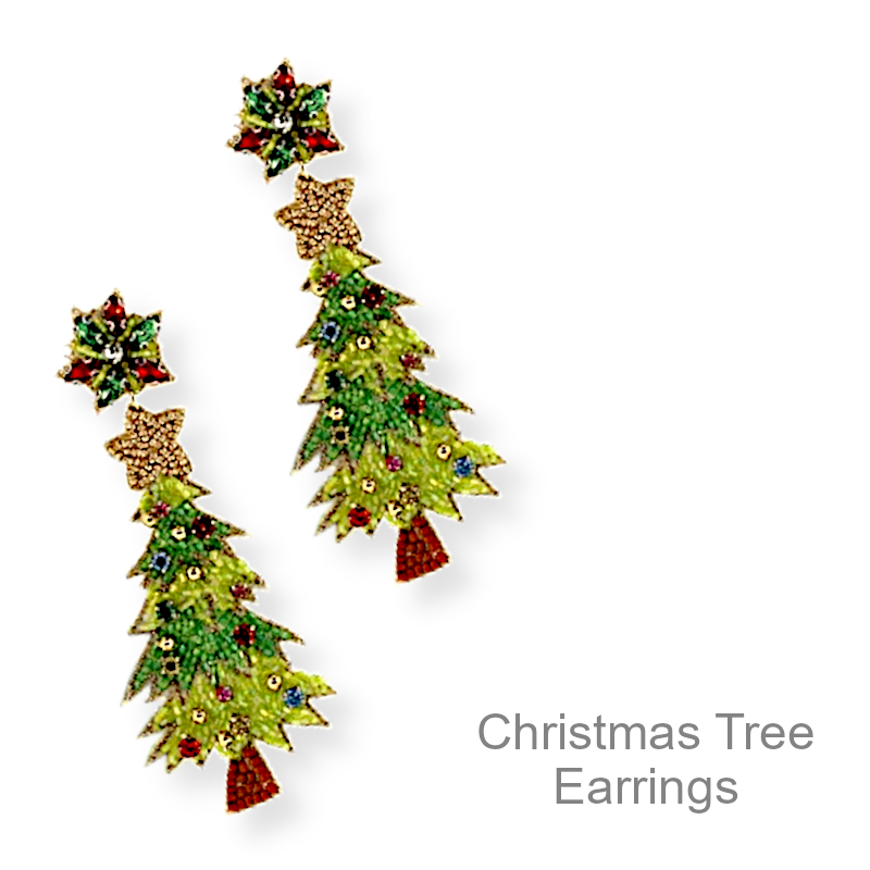 Christmas Tree Earrings | Christmas