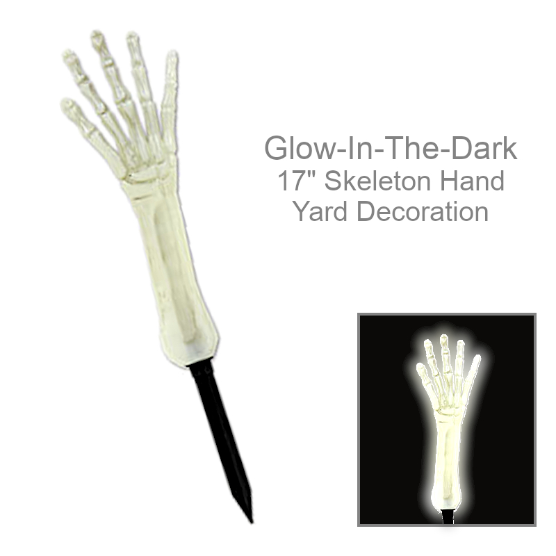 Glow-In-The-Dark Skeleton Hand | Party Decorations