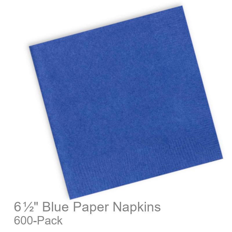 Bulk Blue Paper Lunch Napkins | Party & Office
