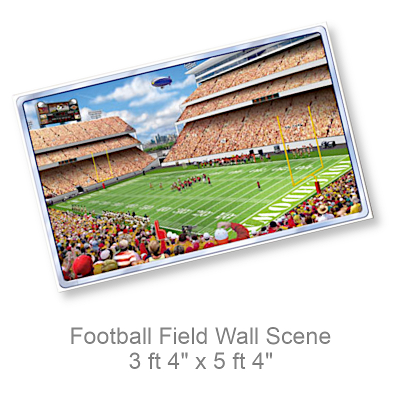 Football Themed Wall Scene | Party Decorations