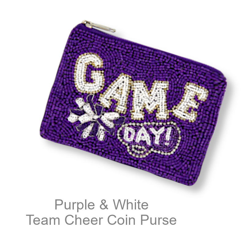 Sports Team Cheer Coin Purse | Womens Wallets