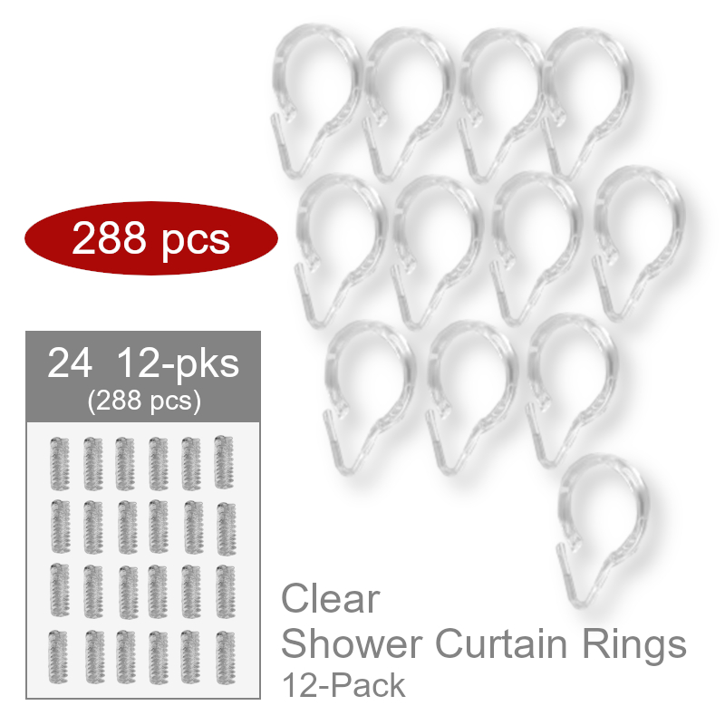 Wholesale Clear Shower Curtain Rings | Bulk