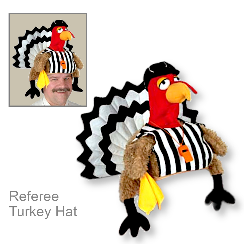 Funny Referee Turkey Hat | Funny Party Hats