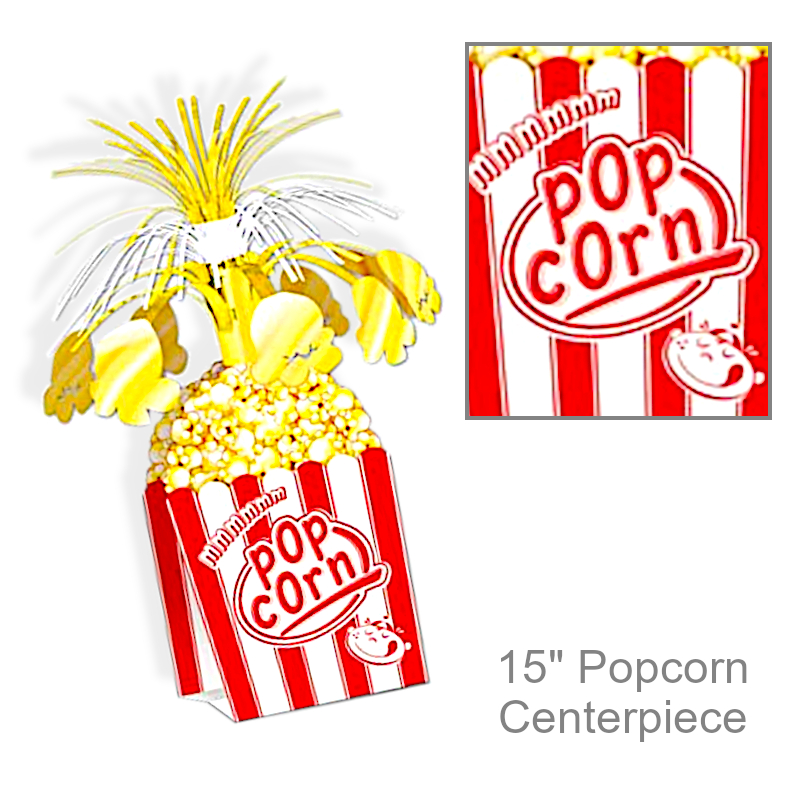 Popcorn Cascading Centerpiece | Party Decorations