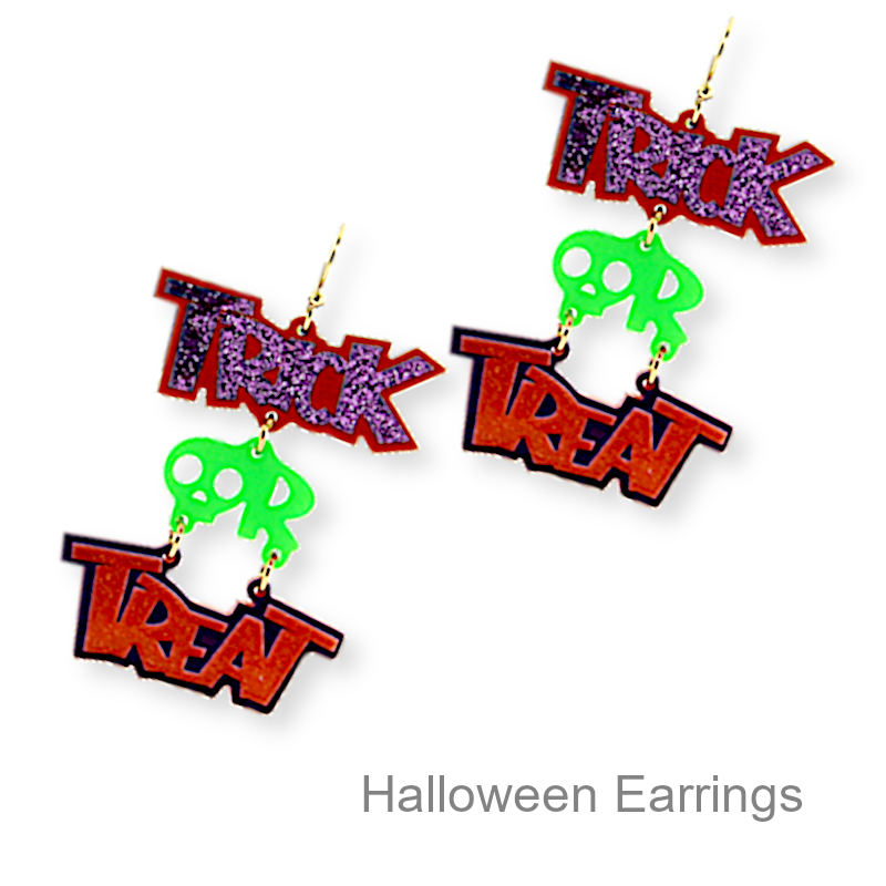 Trick or Treat Earrings | Halloween