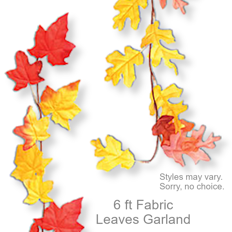 Autumn Leaves Garland Streamer | Party Decorations