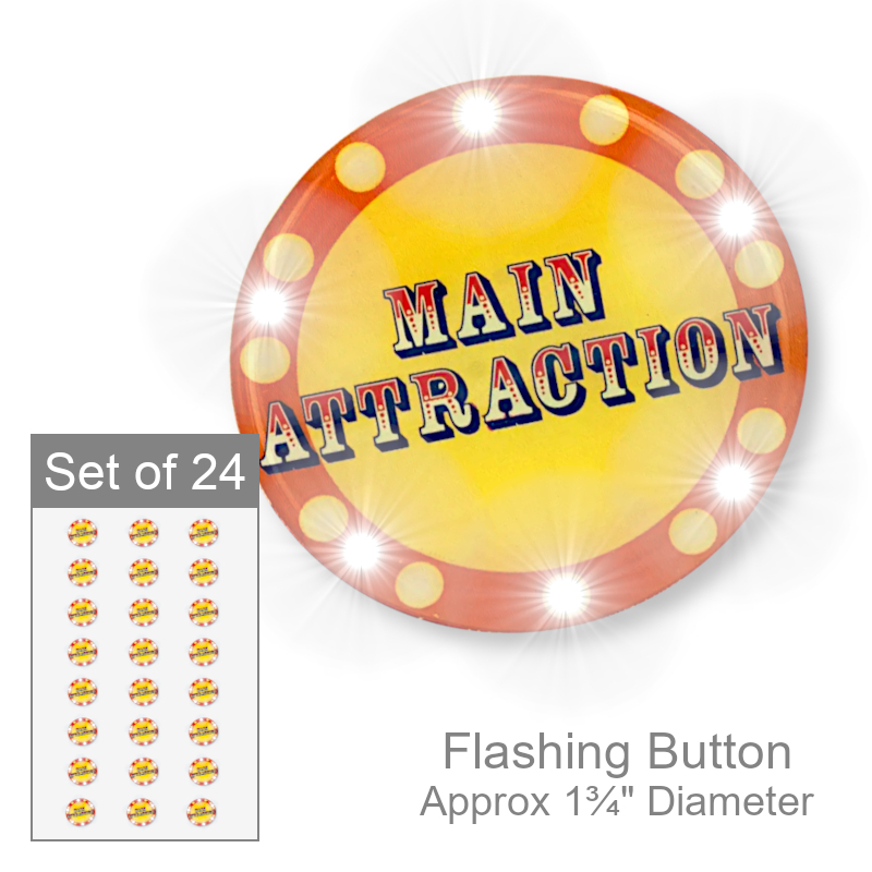 Wholesale Party Button With Lights | Party Favors