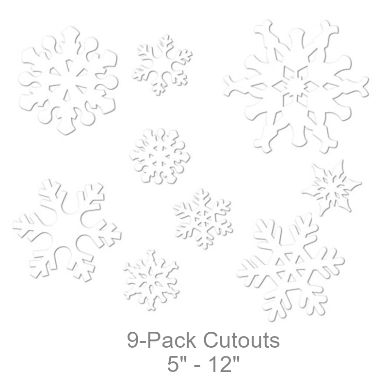 Variety Snowflake Cutouts | Party Decorations