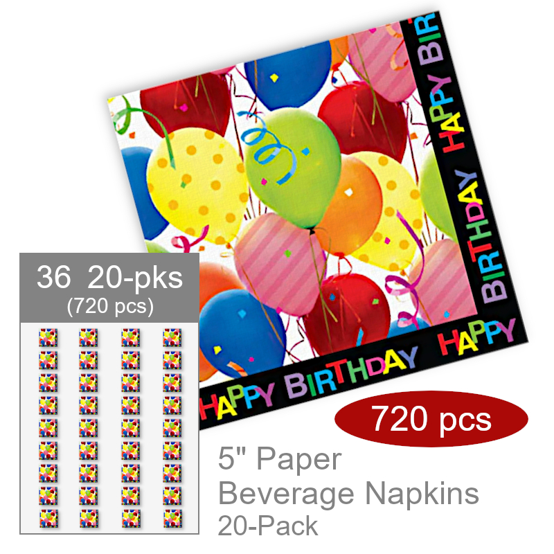 Wholesale Birthday Napkins | Bulk Party Supplies