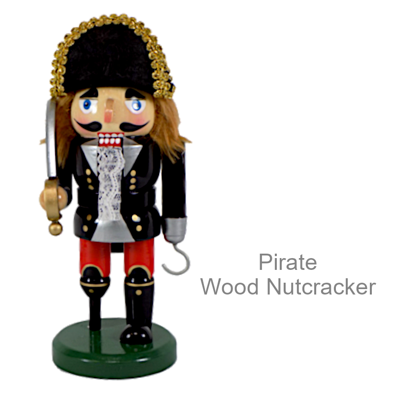 Funny Nautical Nutcracker Pirate | Home Decor