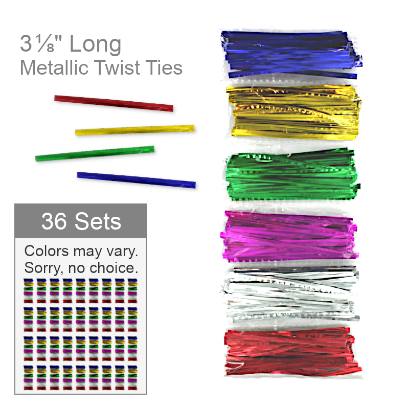 Wholesale Metallic Twist Ties | Craft Supplies