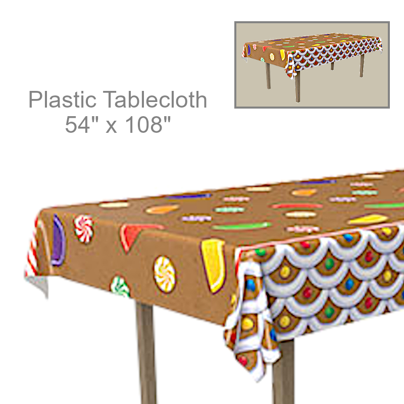 Gingerbread House Tablecloth | Party Decorations