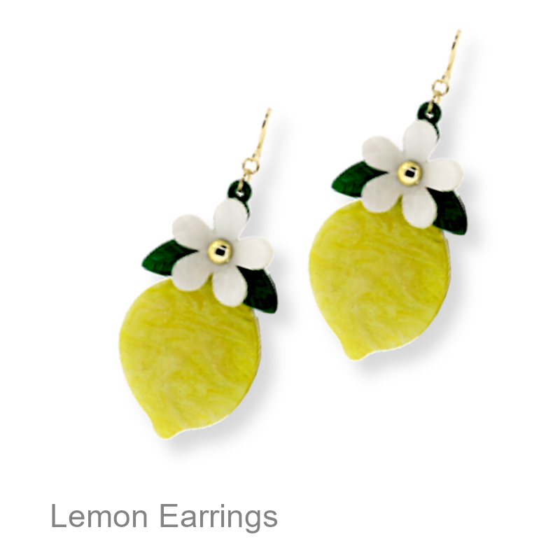 Lemon Earrings | Jewelry