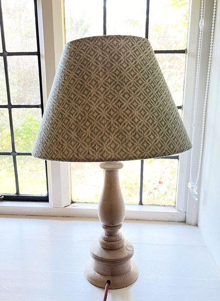 Willow Natural Nella Leaf Conical Lampshade