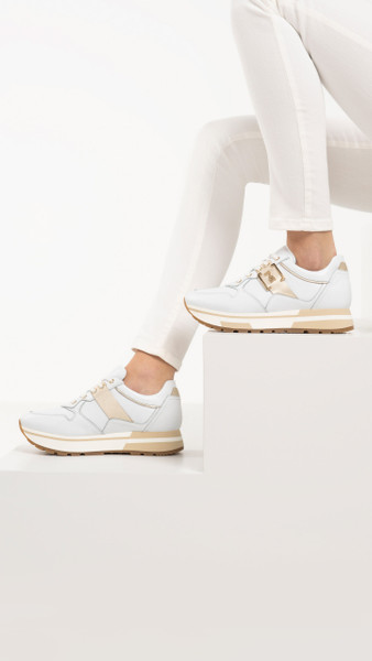 NeroGiardini Bianco Leather Sneakers