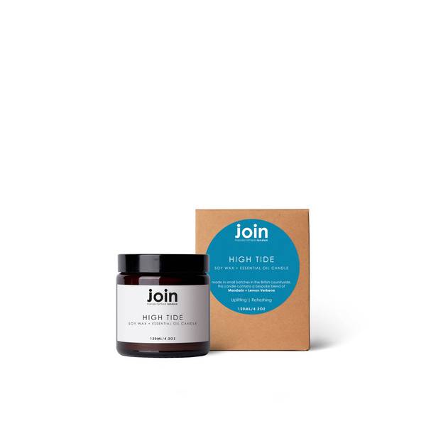 Join High Tide Luxury Scented Soy Wax + Essential Oil Candle