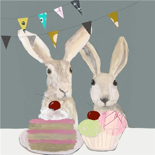 Print Circus - Hare's Tea Party Card