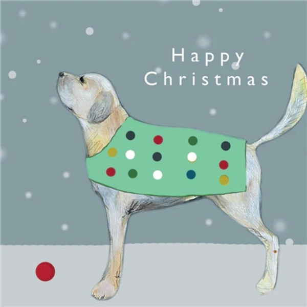 Print Circus - Spotty Dog Christmas Card