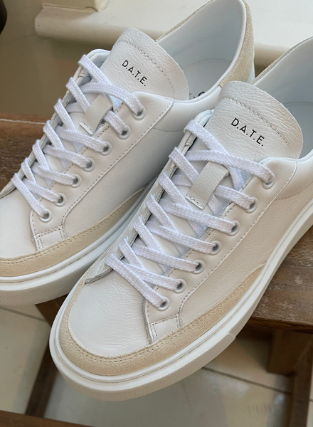 D.A.T.E Sfere Stripe White-Beige Sneaker