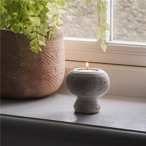 Nkuku Asana Marble Tea Light  Holder