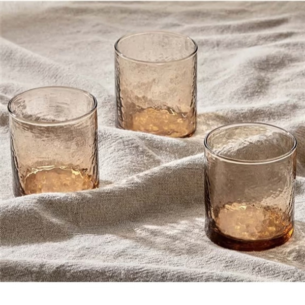 Nkuku Yala Dusty Terracotta Tumbler - Recycled Glass