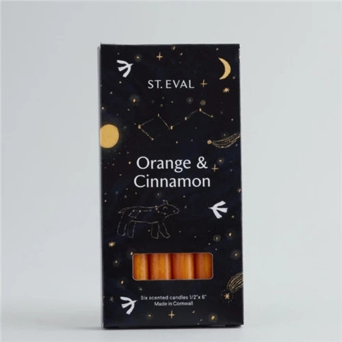 St Eval Mini Candles Christmas Orange & Cinnamon - 6 pack