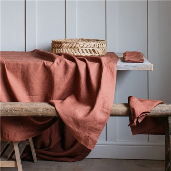 Also Home Lisbon Linen Table Cloth - Copper