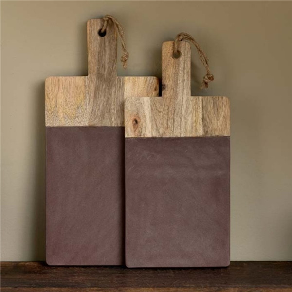 Nkuku Cassia Mango Stone & Wood Board