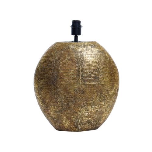 Skeld Antique Bronze Round Lamp Base